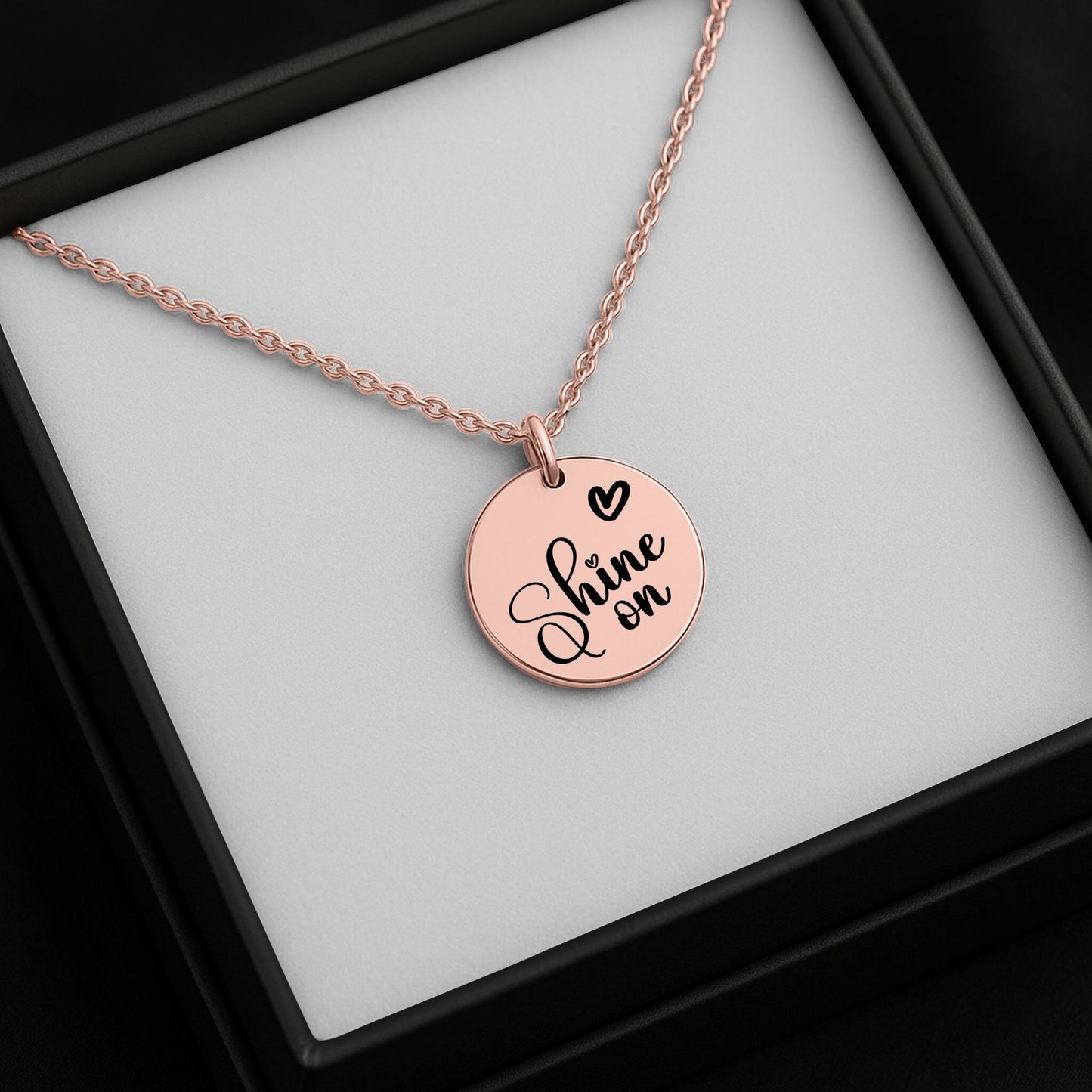 Coin Necklace With Birthstone