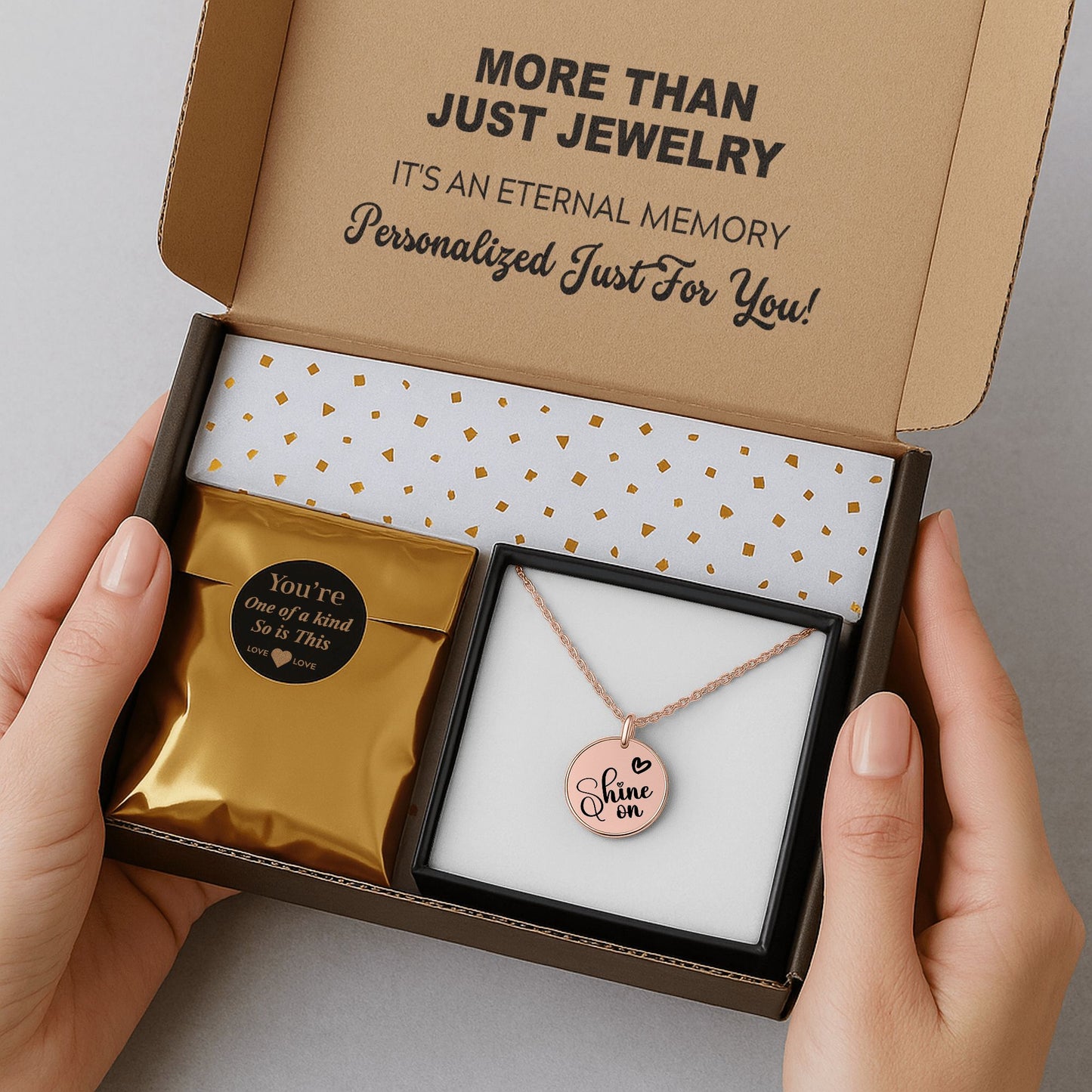 Coin Necklace With Birthstone