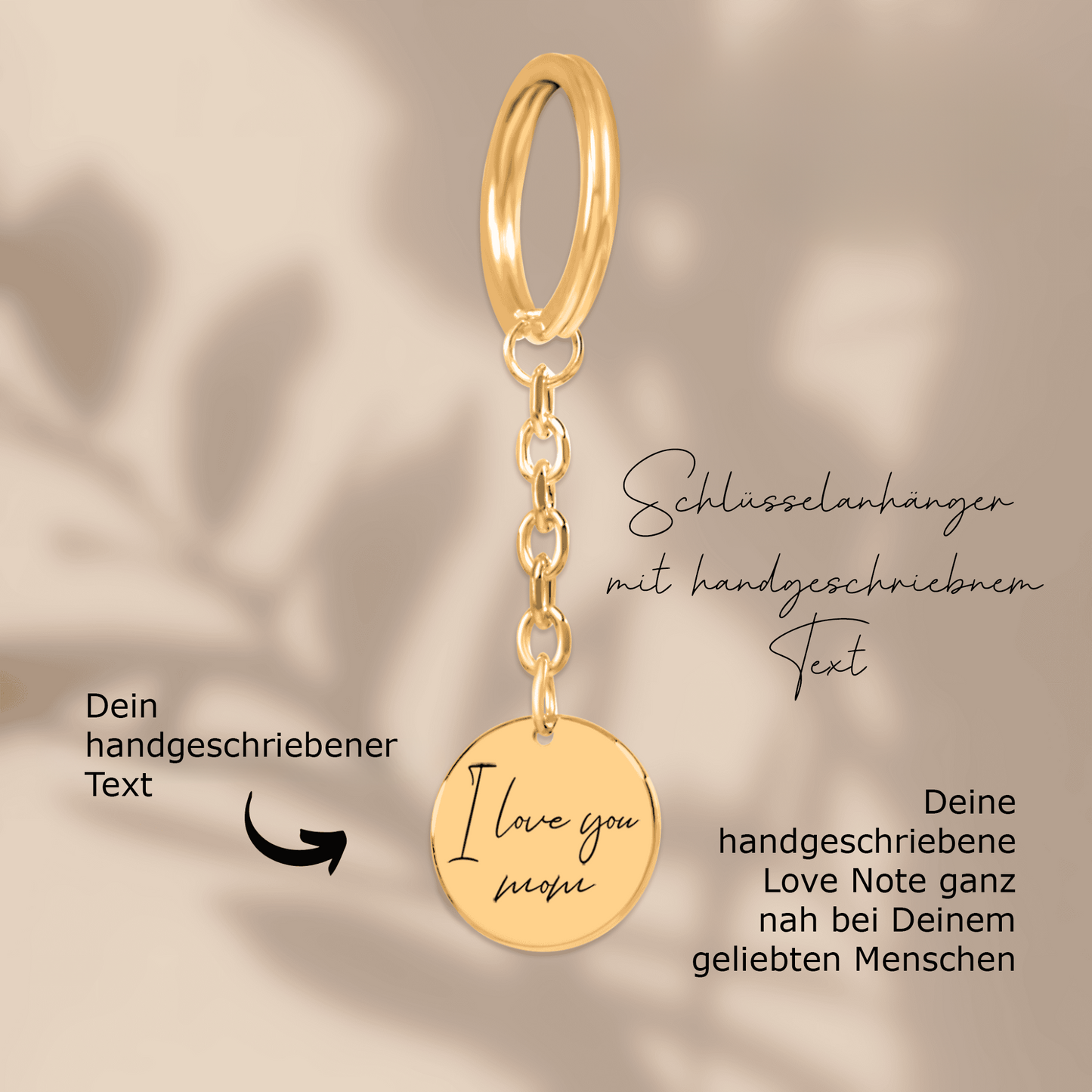 Schlüsselanhänger mit Deiner Handschrift