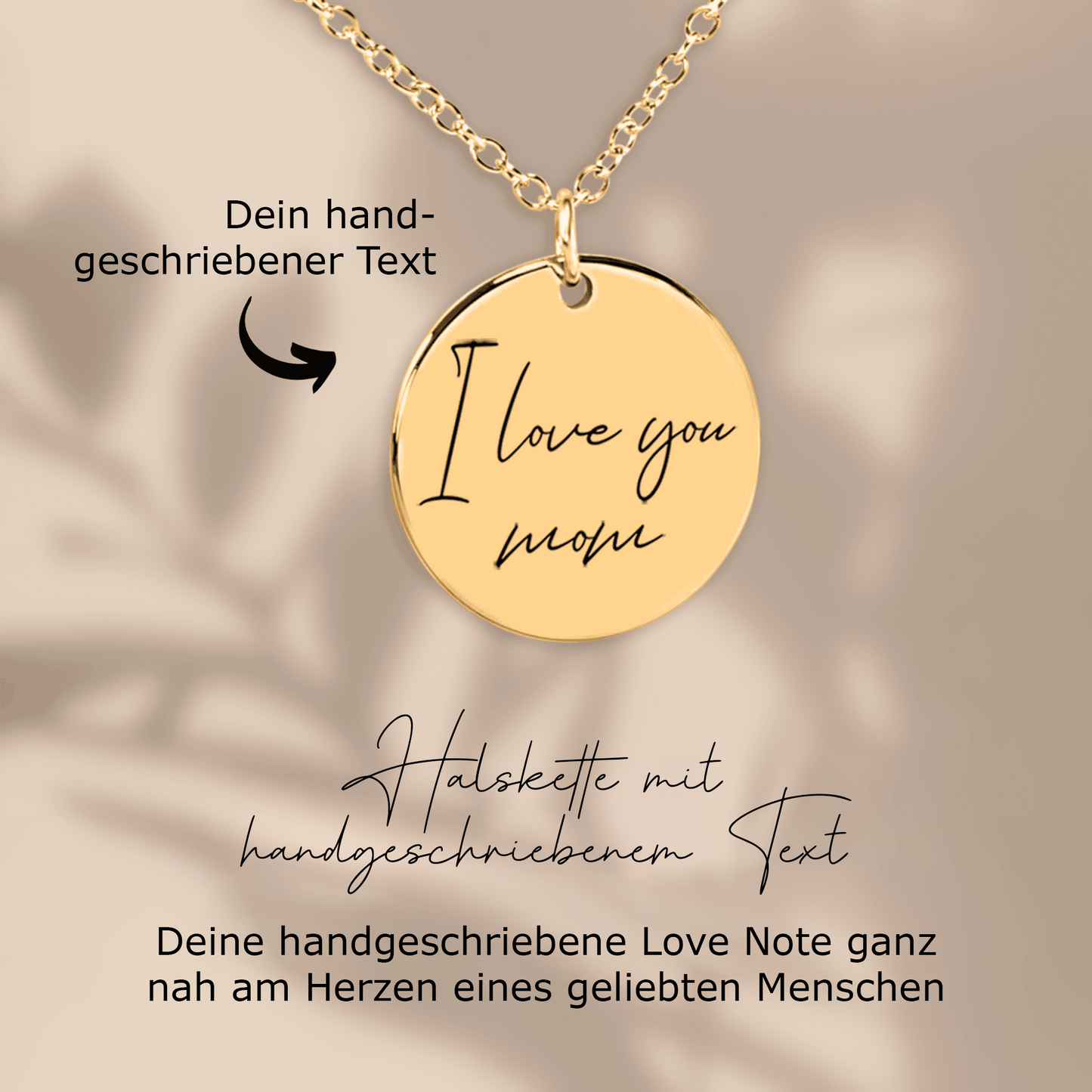 Halskette mit Deiner Handschrift