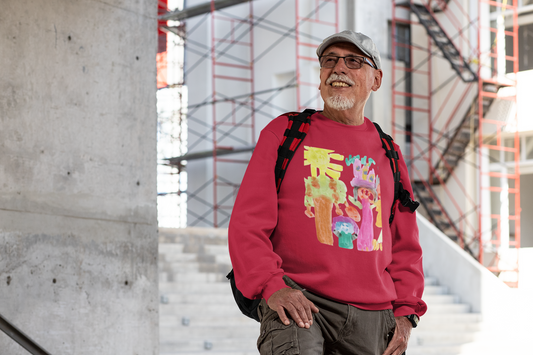 Herren / Unisex T-Shirt mit Kinderzeichnung, Text oder Design