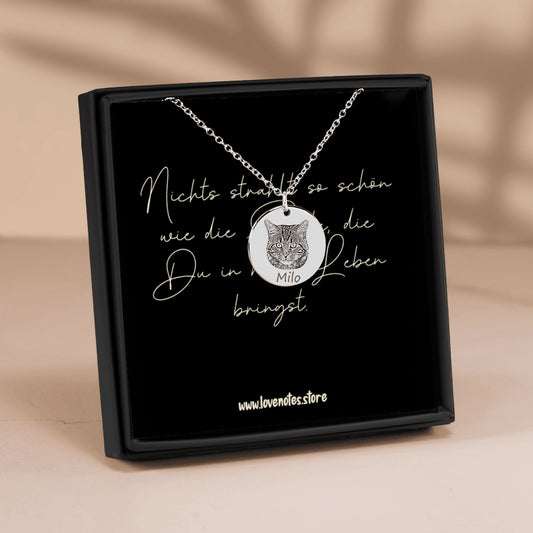 Halskette mit dem Portrait Deines Haustiers