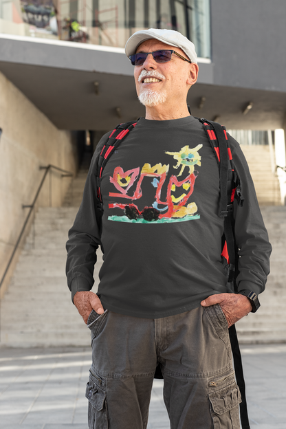 Herren / Unisex T-Shirt mit Kinderzeichnung, Text oder Design