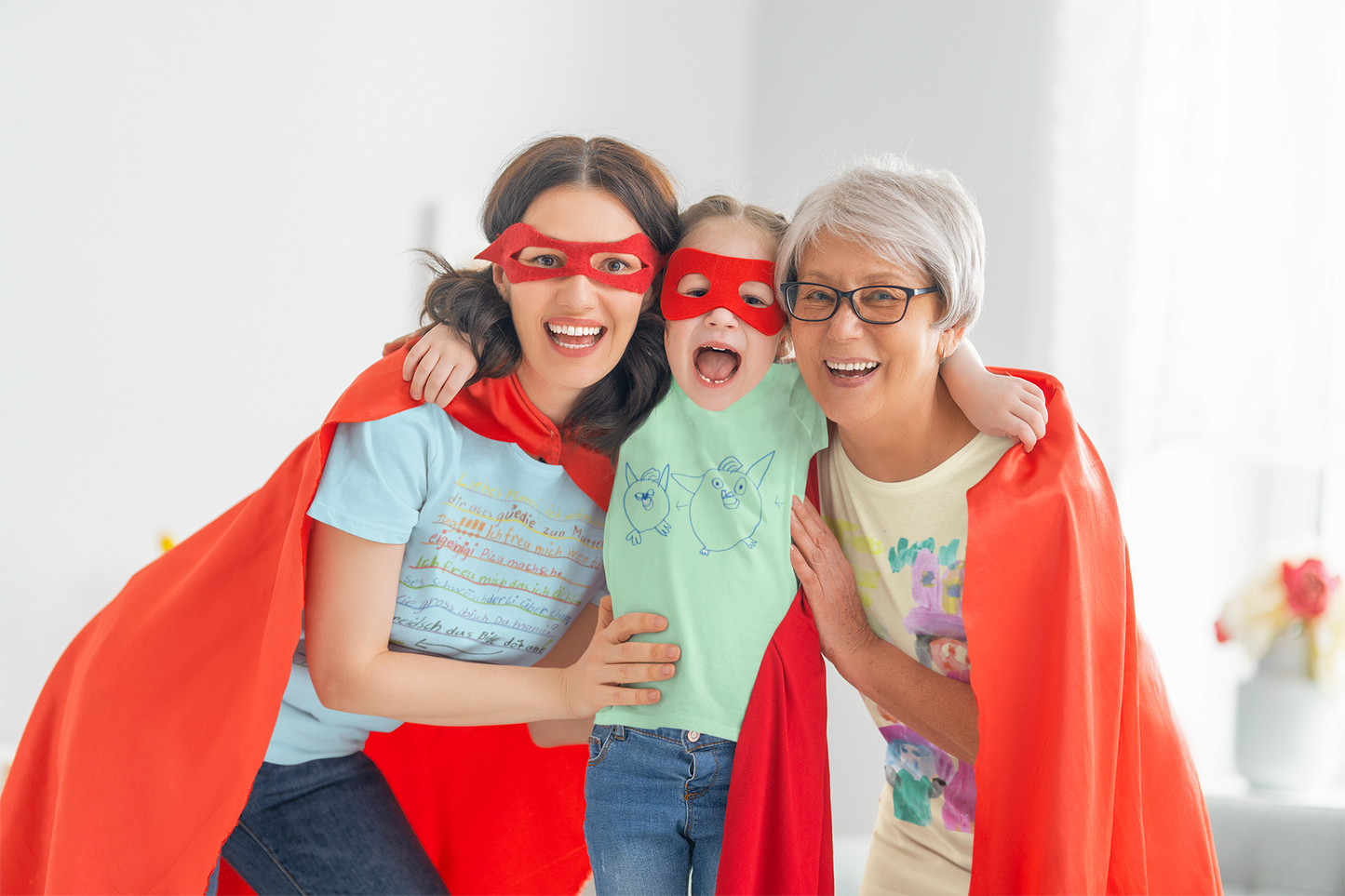 Kinder T-Shirt mit Kinderzeichnung, Text oder Design